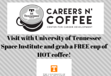 Careers n’ Coffee ft. University of Tennessee Space Institute on January 23!