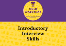 Gold Career Readiness Workshop on February 7: Introductory Interview Skills