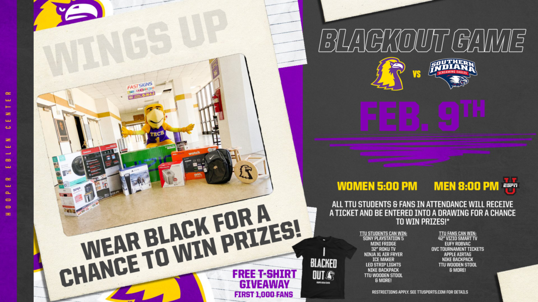 Blackout Basketball Doubleheader February 9th Tech Times