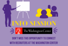 The Washington Center Info Session on February 23