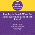 Purple Career Readiness Workshop on March 2: Employer Panel Discussion