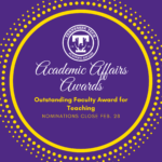 Outstanding Faculty Award for Teaching Nominations Open!