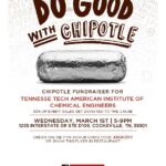 AIChE Chipotle Fundraiser this Wednesday, March 1st!