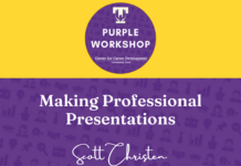 Purple Career Readiness Workshop on March 21: Making Professional Presentations