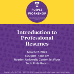 Purple Career Readiness Workshop on March 22