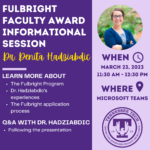 Fulbright Faculty Award Informational Session