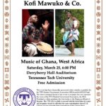 SOLO Presents: Kofi Mawuko with Ghanaian Drum & Dance Ensemble Sat March 25 6PM