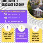 Graduate School Information Session Today and Tomorrow!