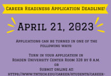 Career Readiness is due in TWO WEEKS!