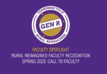 Call To Faculty: Rural Reimagined Faculty Recognition Spring 2023