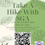 Take a Hike with SGA on Saturday, April 1st!