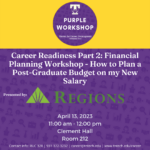 Purple Career Readiness PART TWO Workshop on April 13