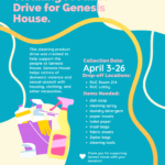 Donate to the Genesis House Cleaning Drive!