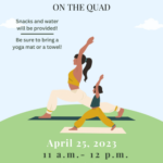 Yoga on the Quad