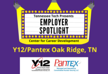 Employer Spotlight with Y12/Pantex Oak Ridge, TN on April 19!