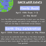 Earth Week Events, April 17th-21st