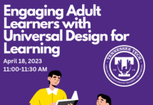 Engaging Adult Learners with Universal Design for Learning