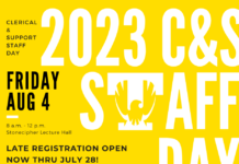 Last chance for C&S Staff Day registration!!
