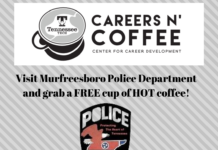 August 21 Careers n’ Coffee with Murfreesboro Police Department