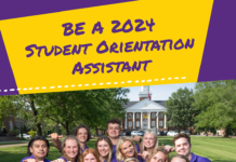 Seeking Applicants for 2024 Student Orientation Assistant Team!