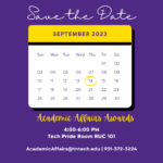 Academic Affairs Awards Reception 2023