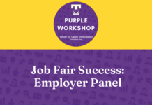Purple Career Readiness Workshop on September 14:Employer Panel-Job Fair Success