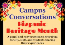 Hispanic Heritage Month Campus Conversations: Sharing Our Stories, September 18
