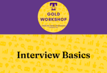 Gold Career Readiness Workshop Thursday, September 21: Interview Basics