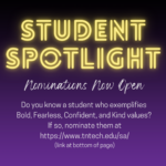 Student Spotlight Nominations Now Open – Fall Semester