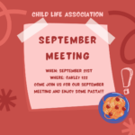 Child Life Association September Meeting