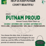Putnam Proud: Annual Countywide Cleanup Sept. 23 – 30