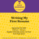 Gold Career Readiness Workshop on September 28