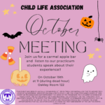 Child life Association October Meeting!