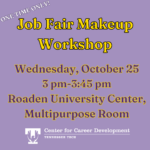 Job Fair Makeup Workshop on October 25!