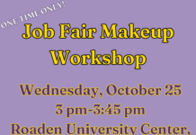 Job Fair Makeup Workshop on October 25!