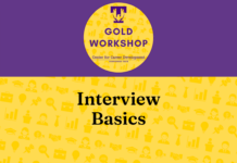 Gold Career Readiness Workshop Tuesday, October 31: Interview Basics