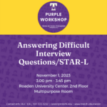 Purple Career Readiness Workshop on November 1