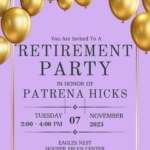 Patrena Hicks Retirement Party set for Tuesday, Nov. 7