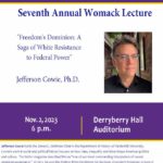 Womack History Lecture-Thursday