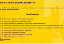 Faculty Nominations Due for Scholar-Mentor Award