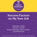 Purple Career Readiness Workshop on November 7!