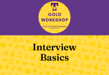 Gold Career Readiness Workshop Wednesday, November 8: Interview Basics