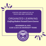 Organized Learning: Crafting Student-Focused iLearn Courses