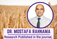 Rahnama’s Research Published in the Journal, “Nature, Ecology and Evolution”