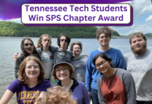 Tennessee Tech Physics Students Win National Recognition