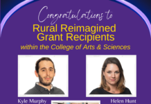 Rural Reimagined Faculty Grants Awards within the College of Arts and Sciences