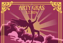 Join the College of Fine Arts for Arty Gras on March 2