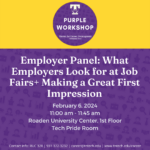 Purple Career Readiness Workshop on February 6!