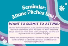 WMC Attune Journal: Pitches Due Feb 8th