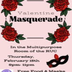 Valentine Masquerade- Thursday 2/15
